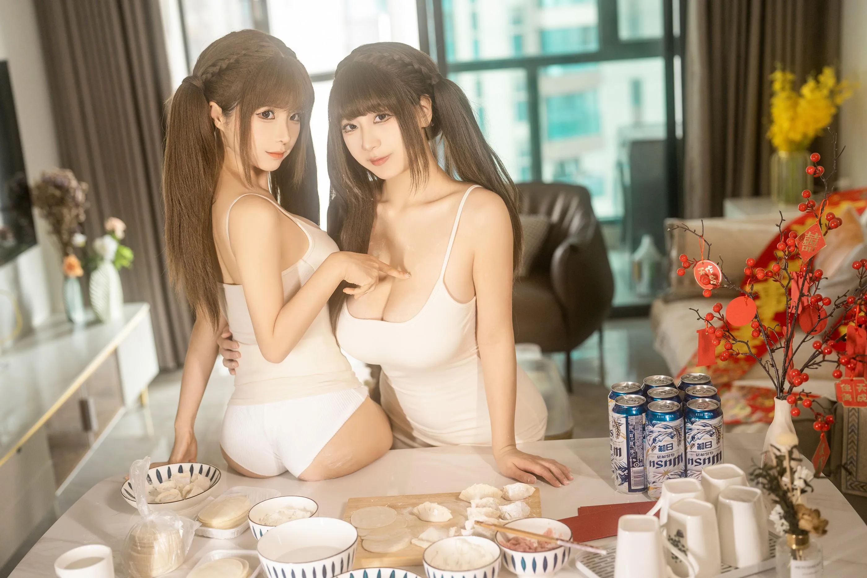蠢沫沫 – NO.277 双人新年贺岁浅安安 [103P]插图